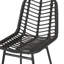 Outdoor Wicker Barstools Set Of 2 With Weather-Resistant Rattan And Sturdy Iron Frame