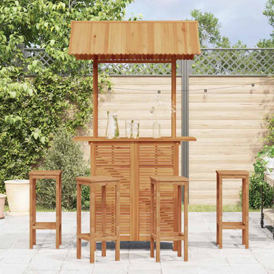 Seeley Wooden Bar Table