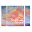 Ensemble de 3 panneaux muraux - Dorothy Fagan «the Blessing», art mural sur toile pour le salon, la chambre à coucher ou le bureau 