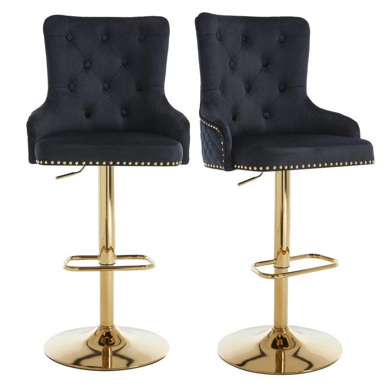 Tabouret Kenetra, Noir