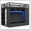 Loft Bed With Drawers, Shelves And Light-489202446