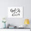 God Is Love - Wrapped Canvas Print-1111302893