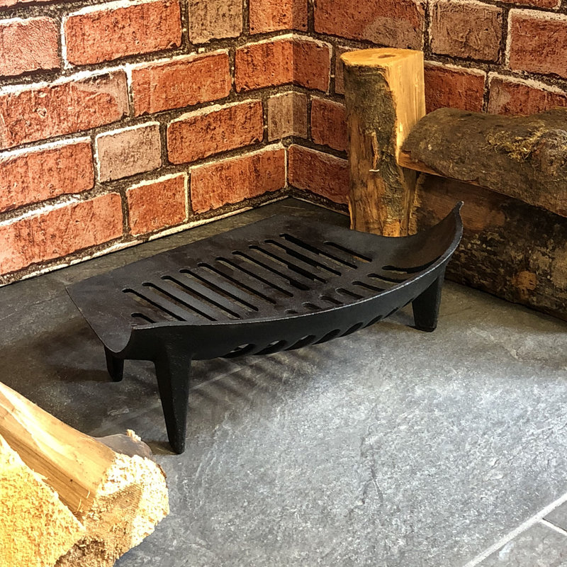 Iron Fireplace Grate, Small