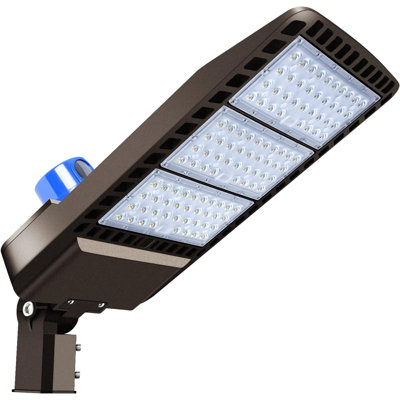 Lumière de boîte à chaussures 300W avec crépuscule à l'aube, photocellule, lumière de stationnement extérieur 36000Lm, support de montage étanche Ip65 pour éclairage de zone de sécurité commerciale, tension de 100 à 277 V