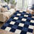 Washable Rug Non Slip Modern Checkered Plaid Hallway Living Room Rug with Rubber Backing Carpet for Kitchen Laundry Entryway-761538212-761538208