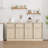 Sideboard Buffet Cabinet with 4 Drawers, 62.4" Large Coffee Cabinet with Storage, Modern Storage Buffet Table for Kitchen Dining Room, Living Room (Pear Wood, 4 Doors & 4 Drawers)-413599361