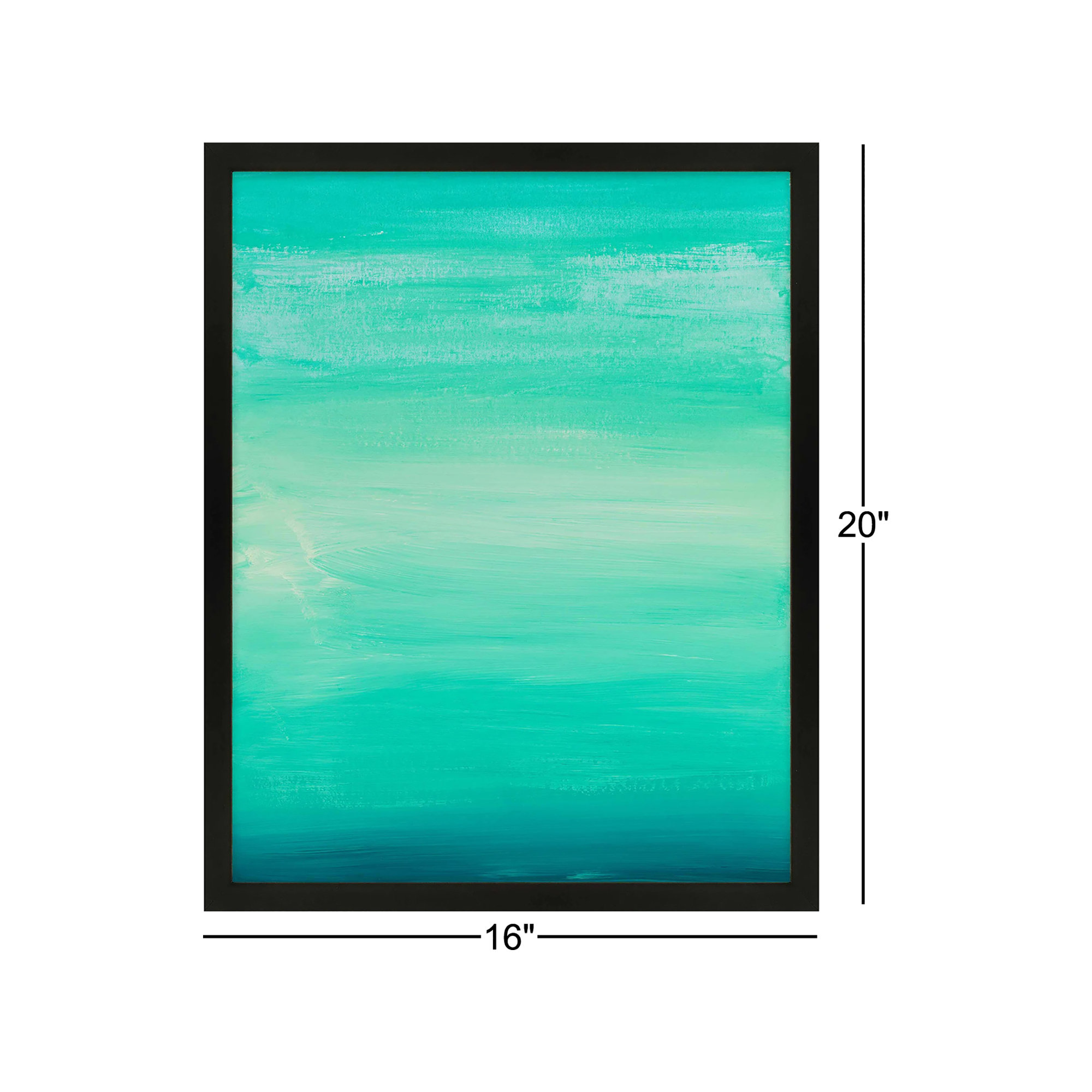 Daydream 3 by Andrea Stokes, Black Framed Paper, 20" H x 16" W x 1.25" D