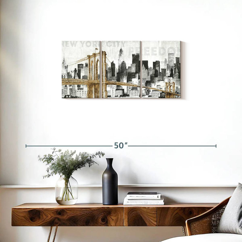 Senne, New York, horizon I, H 15 po x l 32 po