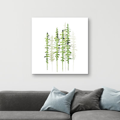 Slim trees - 32"x32" art on canvas