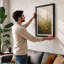 Misty Meadow Light Scandinavian - Framed Print-1993706493-1993706433
