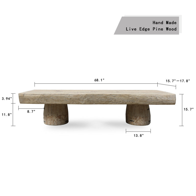 Capri Solid Wood Bench