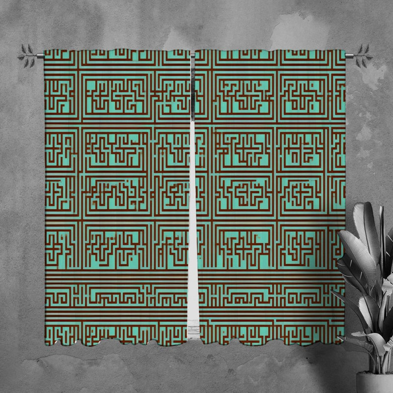 Paire de rideaux obscurcissant en polyester Sylah, L 20 po x H 82 po