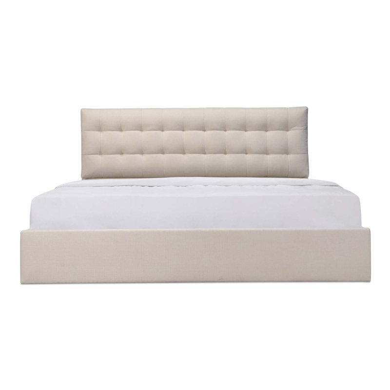 Sebastion Storage Bed, King, Cream