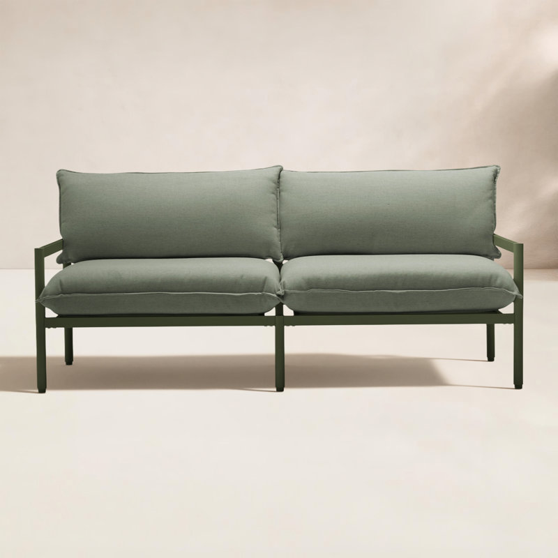Terra Outdoor 2 - Seat Loveseat, Olive
