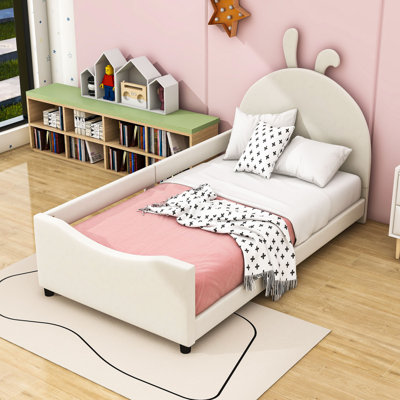 Lit plateforme tapissier Allinah