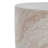Outdoor/Indoor Lightweight Concrete Side Table,Travertine Finish