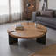 Light luxury walnut-coloured coffee table