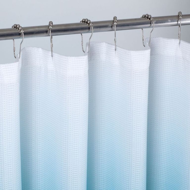 Rideau de douche simple Bozman Ombre, Bleu