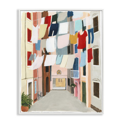 'Colorful Laundry Day' Print