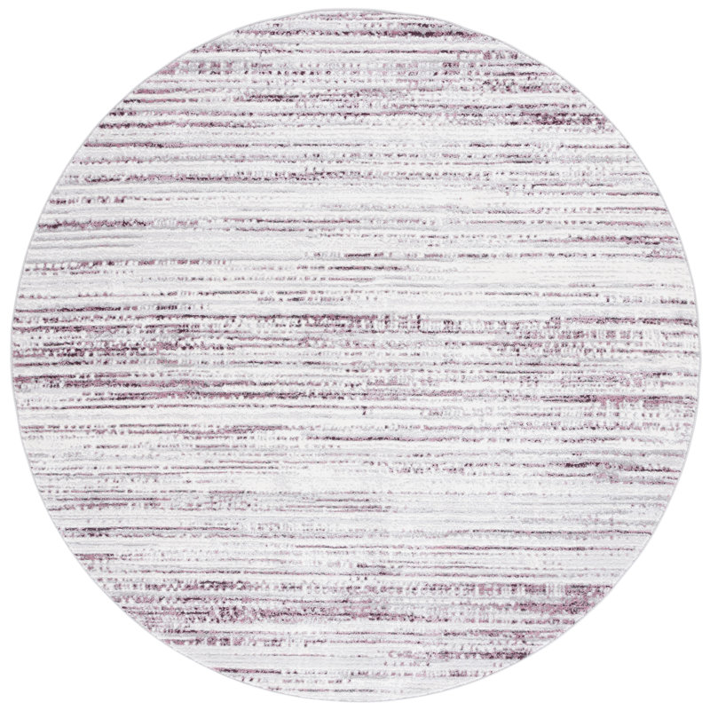 Tapis performance abstrait Vogue, Rond 6 pi 7 po