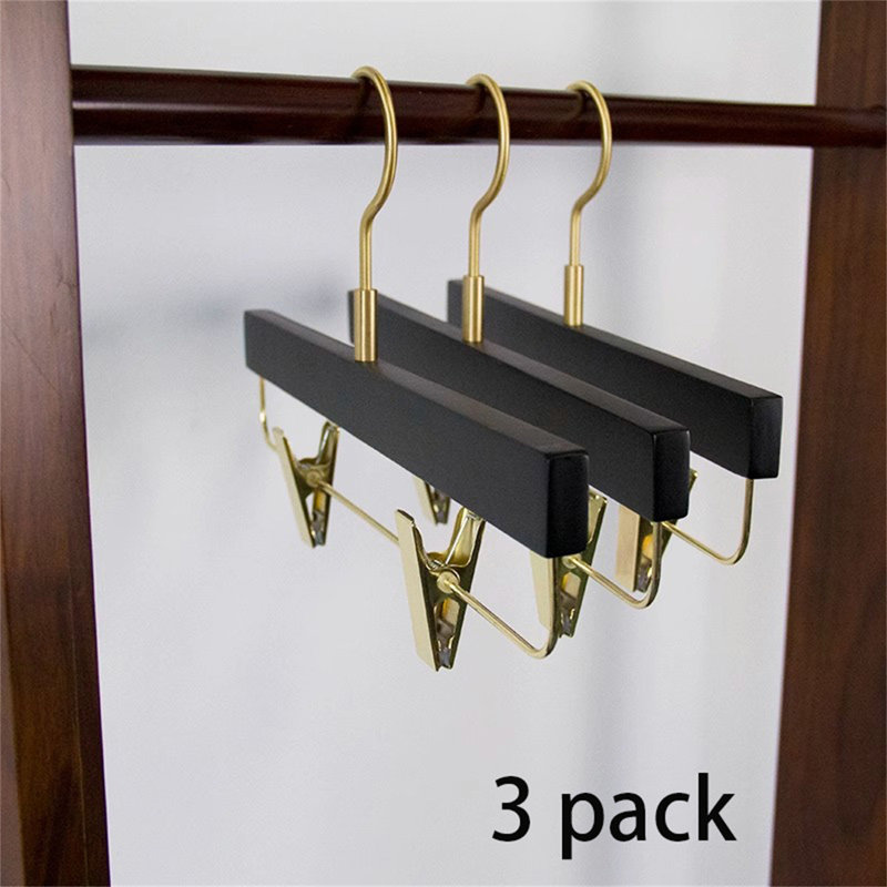 Porte-pantalons en bois massif, 3