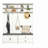 Stylish Coat Rack Tree with Storage Space,Entryway Hall Tree,Chic Hall Tree