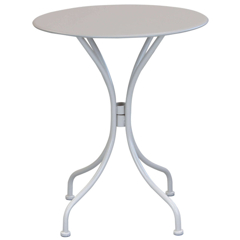 Truett Round Outdoor Dining Table - 60 cm W 60 cm D, Light Grey