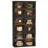 Set Of 2 6-Tier Black 70.87" Tall  Bookshelf Bookcase For Living Room