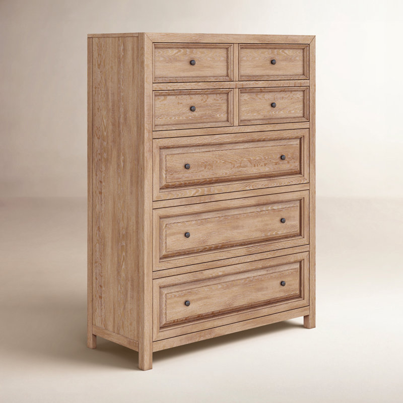Casner 7 Drawer Solid Wood Chest