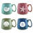 Seashore Sand Etched Ceramic Mug Set