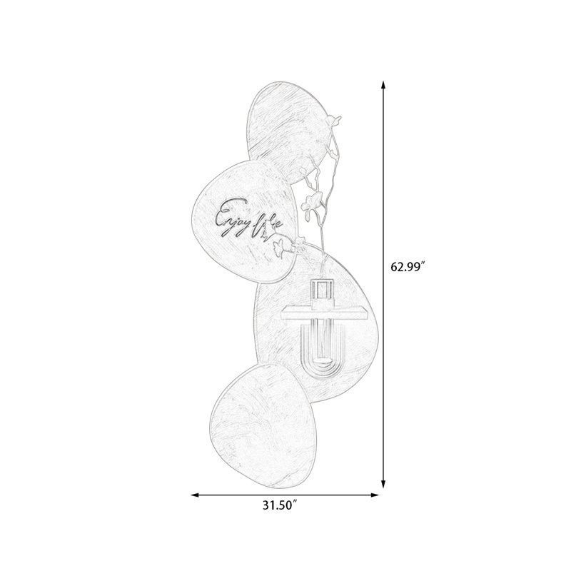 Nut-brown Free Form Sandstone Wall art, 62.99" H x 31.5" W x 1.97" D, Brown