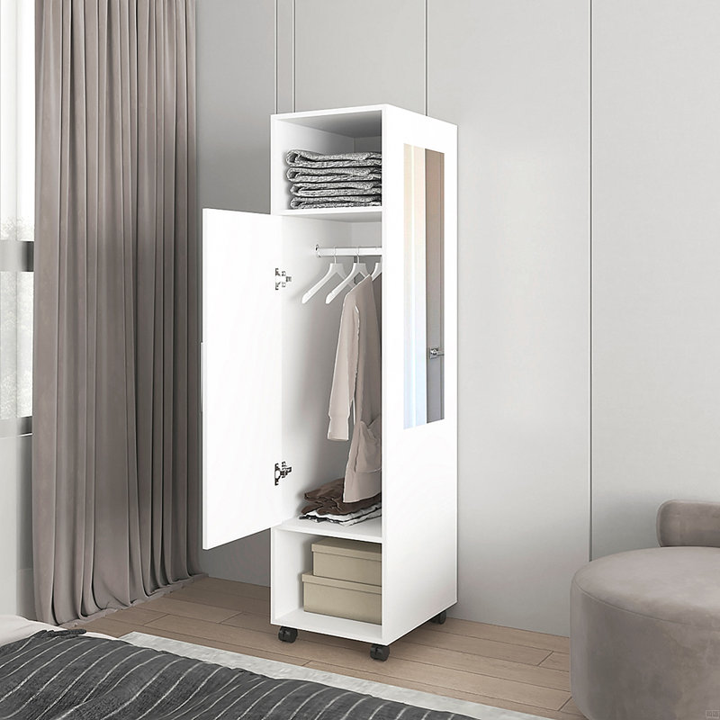 Garde-robe Boston, chambre à coucher, Blanc