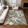 Machine Washable Indoor/Outdoor Millner ACN2260 Floral Rug