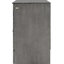 Grand lit avec grands tiroirs et ports, gris brossé. Conception pliable pour un rangement pratique et spacieux. Améliorez l'ambiance de votre chambre à coucher-51651605-51651624