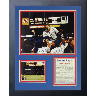 Souvenirs encadrée sans hitter nolan ryan-6e