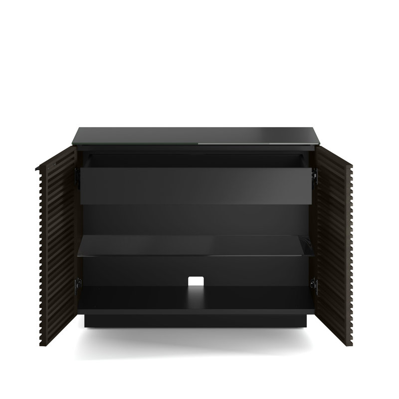Corridor Accent Cabinet, Charcoal/Stained Ash