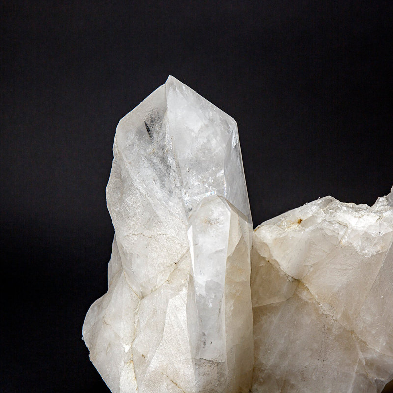 Quartz Crystal Hand Painted Decorative Object