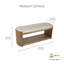 Banc de rangement en bois massif Noah-121354314