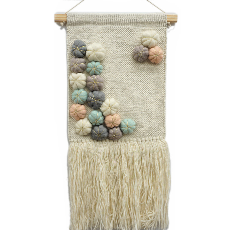 Macrame Hand Woven Wool Wall Hanging