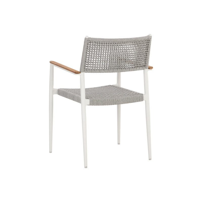 Outdoor Dining Armchair, White