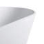 Baignoire de trempage autoportante de 63 pouces pour salle de bain