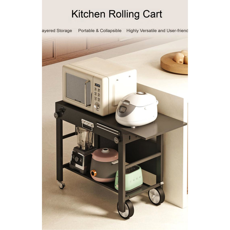 Station de cuisson portative pour l'extérieur - table de barbecue pliable, options multiples, compartiments spacieux pour structure stable et grils, rangement compact, pique-nique idéal