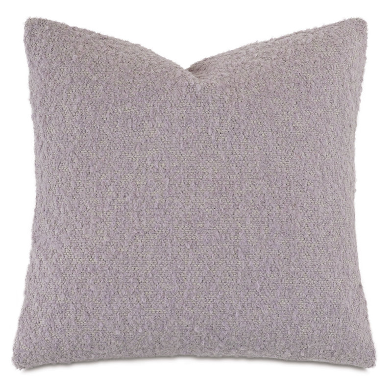 Coussin décoratif Marl Boucle, Carré 22 po, Améthyste