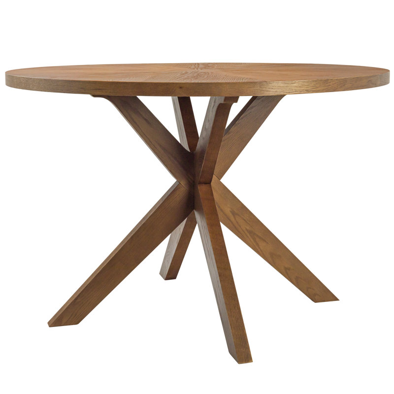 Table de salle à manger Thersia, Brun, H 31,5 po x L 47,3 po x l 47,3 po