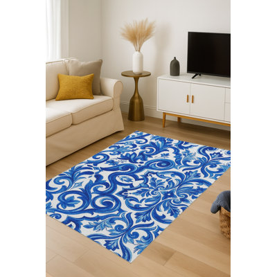 Tapis bleu Mosso