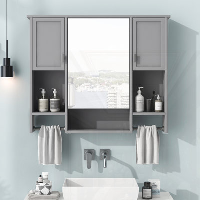 Modern Wall Mounted Bathroom Storage Cabinet