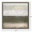 Nuage sur toile olive I