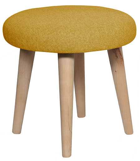 Shetland Vanity Stool, Yellow