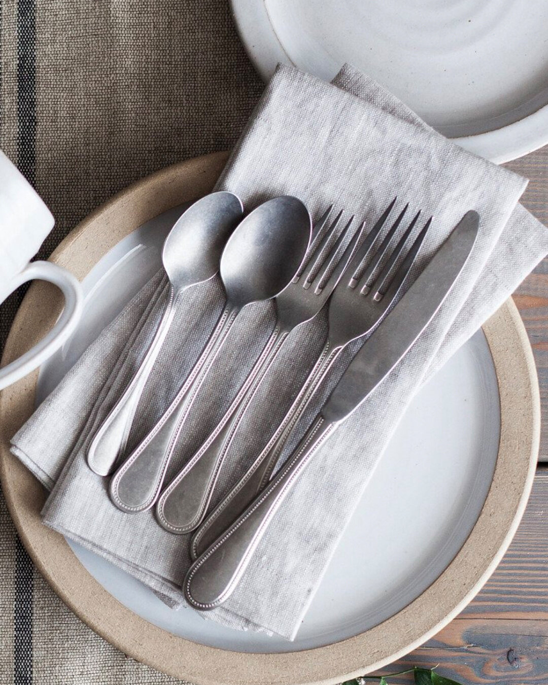 Farmhouse Pottery Woodstock 5-Piece Flatware Set