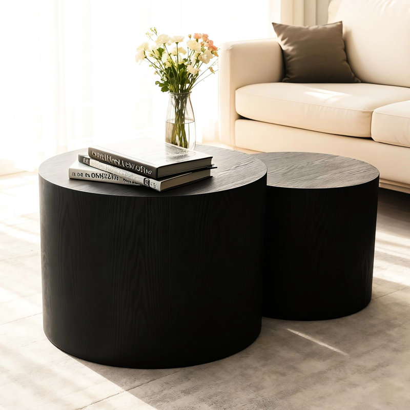 Ensemble de 2 tables basses gigognes